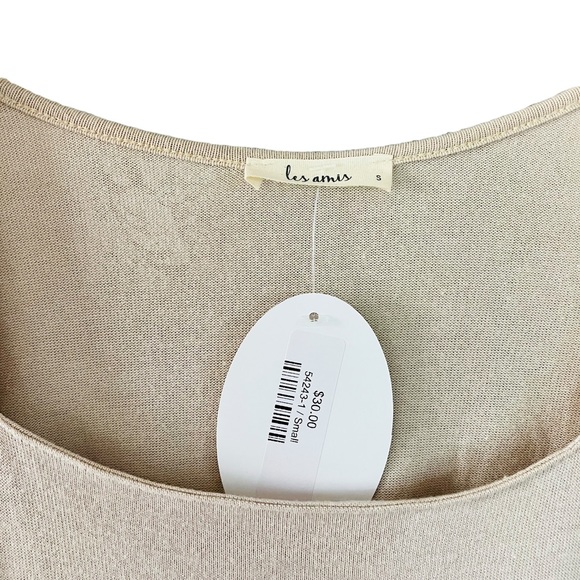 MY SISTER’S CLOSET | Jolene Taupe Puffed Sleeve Top NEW - Picture 5 of 5